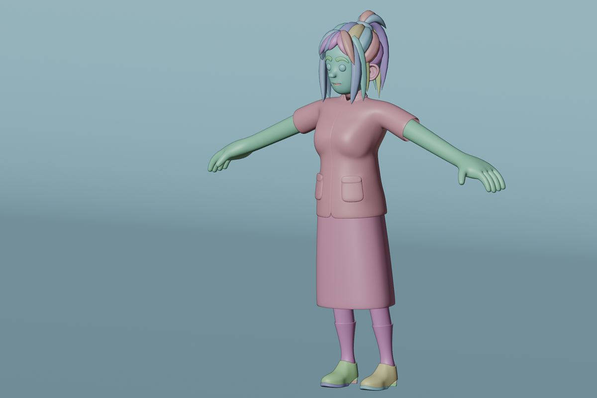 3D School Character Collection, a Characters & Person 3D Model by Dudukbersama (Photo 5 of 7)