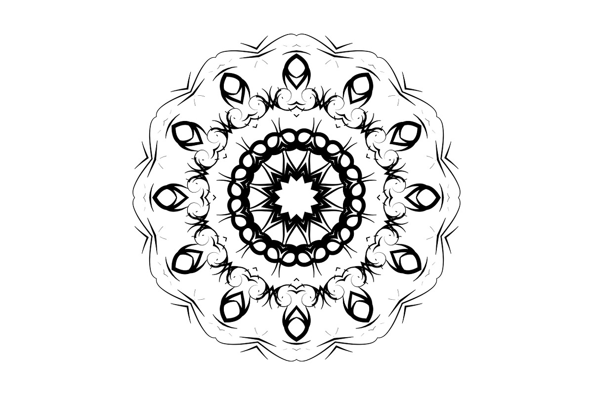 High Quality Mandala Clipart Bundle, a Decorative Illustration by NJ Himel (Photo 5 of 103)