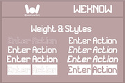 Enter Action font, a Font by weknow (Thumbnail 7 of 8)