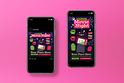 Halloween Movie Night Flyer Set, a Flyer Template by graphicook (Thumbnail 2 of 3)