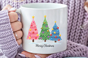 Merry Christmas Tree Png Design, an Illustration by Black Bird Studio (Thumbnail 3 of 4)