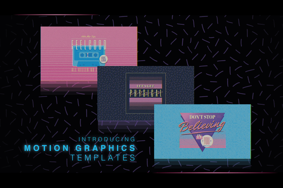 1980s Title Logo Animation Templates, a Branding & Logo Template by Wingsart Studio (Photo 2 of 13)