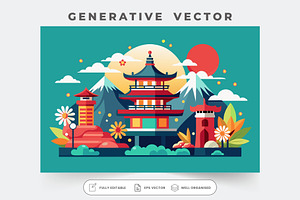 This colorful artwork features tradi, a Graphic by SouravDesign