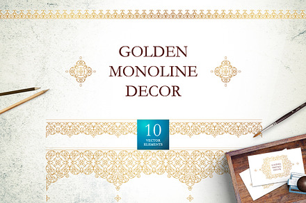 2. Set Of Vector Monoline Decor