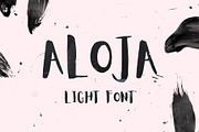 Aloja Light Handwriting Font, a Handwritten Font by Wild Ones (Thumbnail 1 of 8)