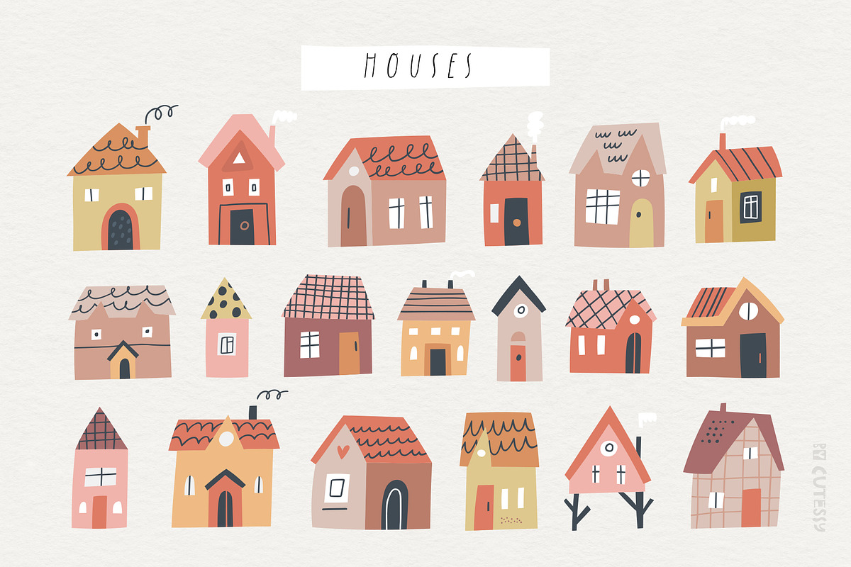 Boho map creator - 270+ elements, a Decorative Illustration by Olia (Photo 4 of 16)