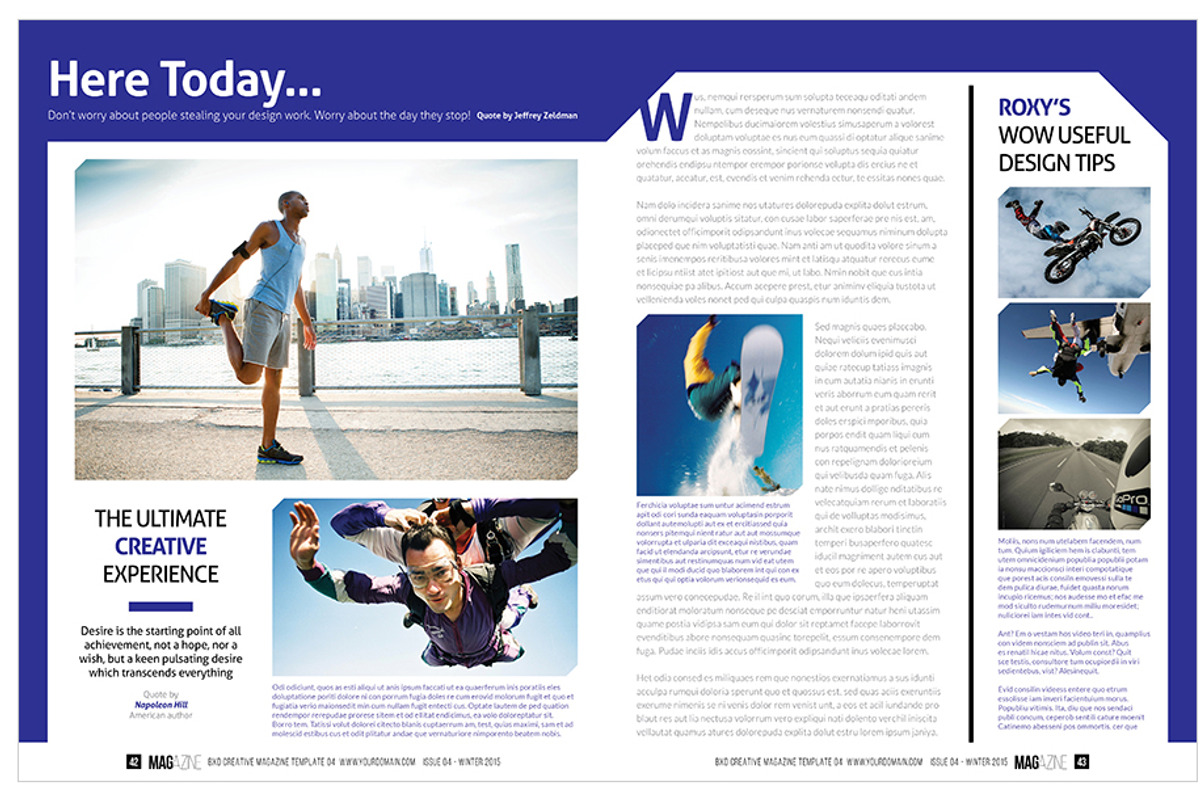 Magazine Template InDesign 05, a Magazine Template by Love Graphic Design (Photo 30 of 34)