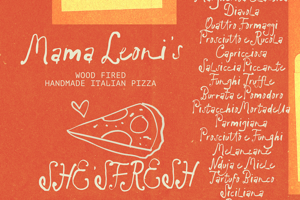 Picasso by Moonlight Font Duo, a Handwritten Font by Nicky Laatz (Photo 14 of 17)