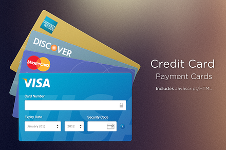 Beautiful Credit Card Inputs (Coded)