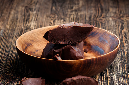 large chunks of chocolate with cocoa, a Food & Drink Photo by MyPhotos