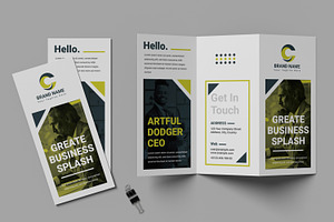 Business Trifold Brochure, a Brochure Template by MightyDesign