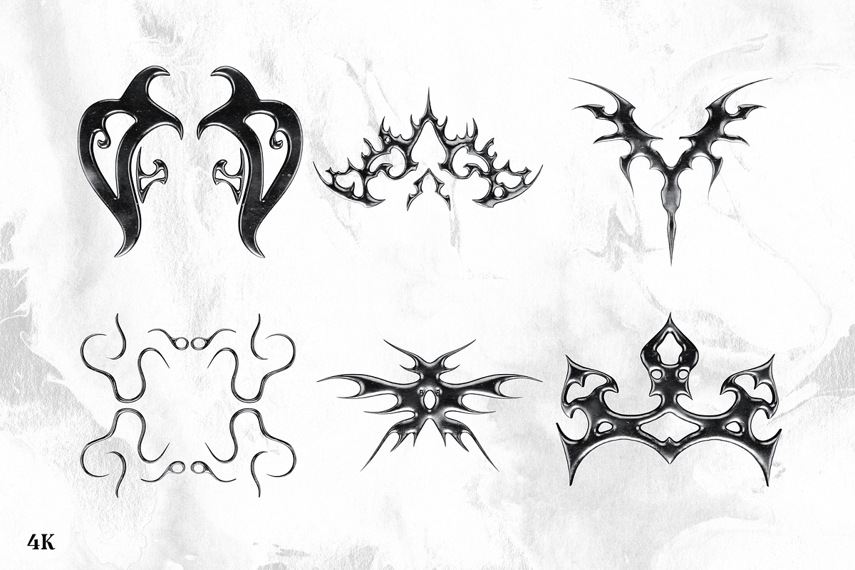 Dark Gothic Ornament, an Object Graphic by PopotLane (Photo 4 of 7)