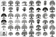 Elegant dream tree silhouette design, a Healthcare Illustration by Amazin_art (Thumbnail 1 of 49)