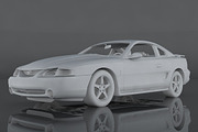 1995 Ford Mustang, a Cars & Vehicle 3D Model by valtriiu (Thumbnail 8 of 12)