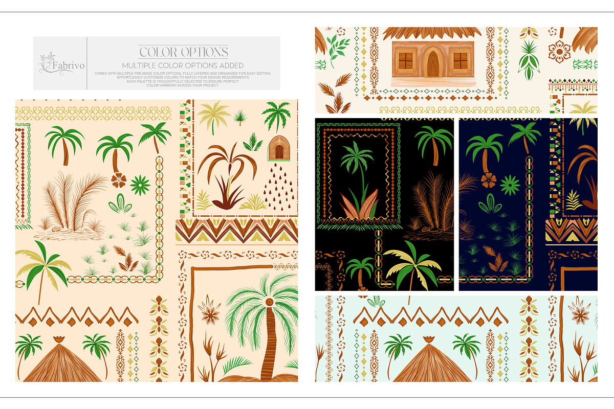 CANOPYA Village Seamless Pattern, a Pattern Graphic by Fabrivo (Photo 8 of 10)