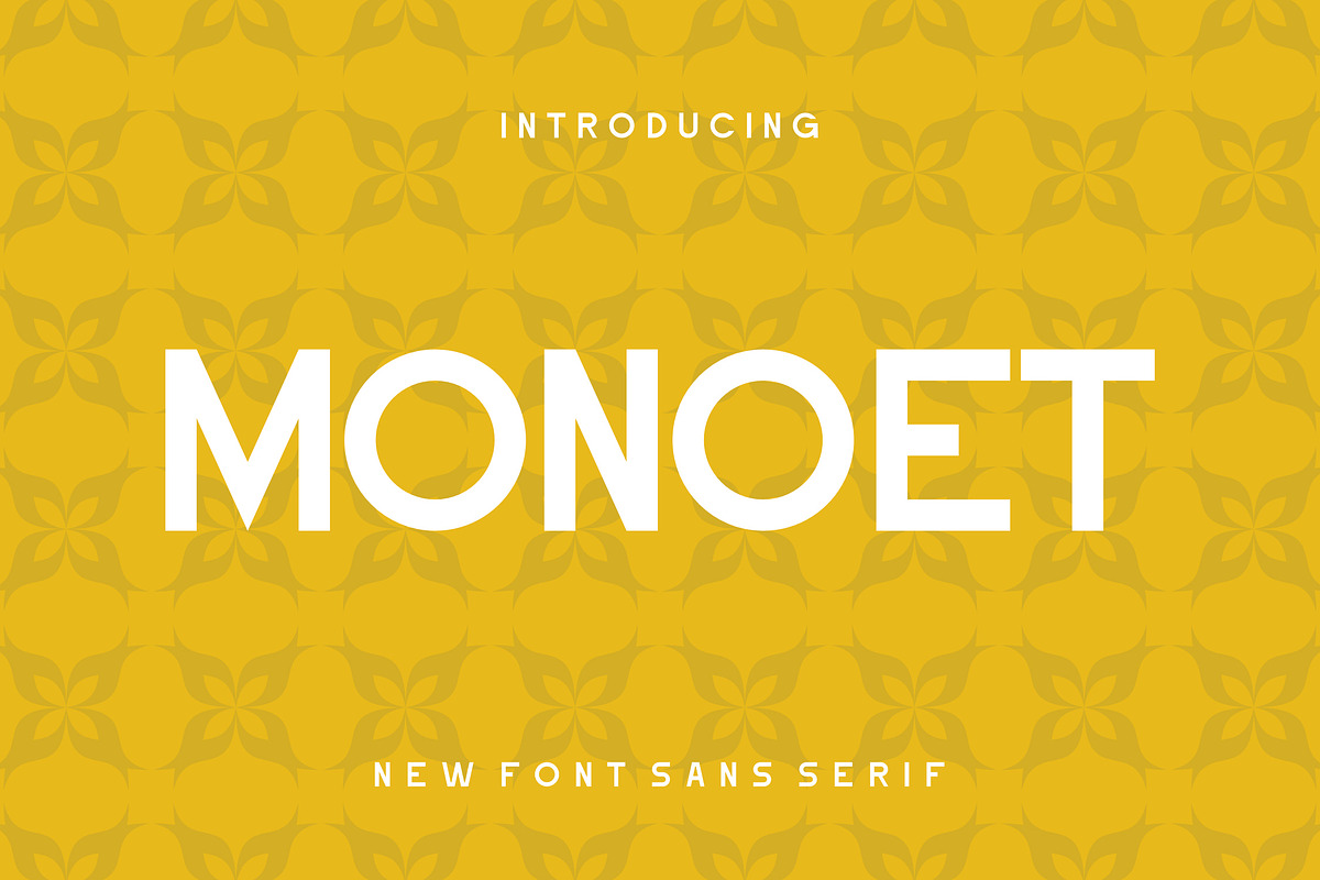 Monoet, a Font by riotama85 (Photo 1 of 5)