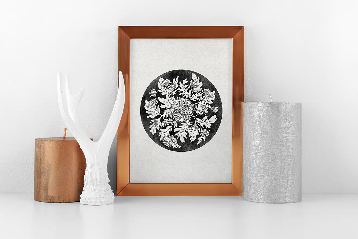Autumn folk posters, a Wallpaper Graphic by Garden in frame (Photo 3 of 12)