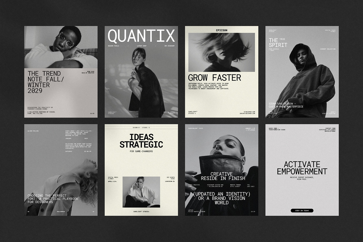 Instagram Marketing Post Kit for Canva