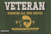 INFANTRY - Modern Army Typeface, a Serif Font by Gassstype (Thumbnail 3 of 8)