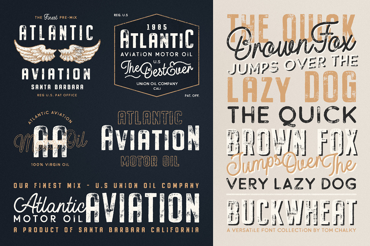 Buckwheat Font Collection preview 2