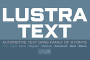 Lustra Text Family, a Sans Serif Font by GRYPE (Thumbnail 1 of 7)
