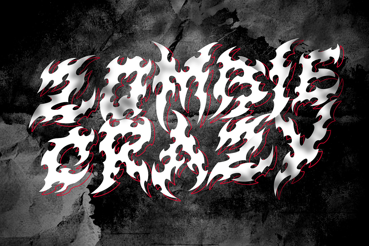 Serpent Horror Metal Gothic Display, a Blackletter Font by dansdesign (Photo 11 of 12)