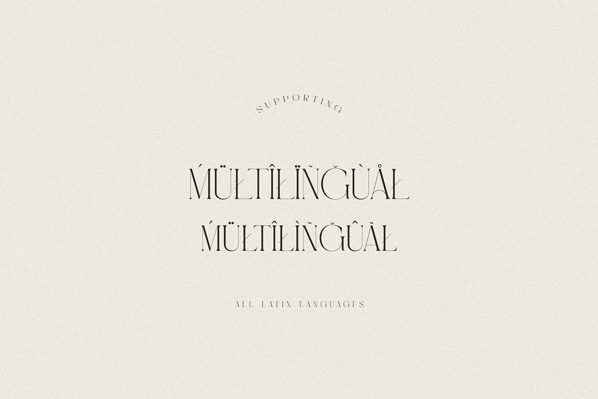 Caroline Luxury Serif, a Serif Font by Cruzine (Photo 10 of 10)