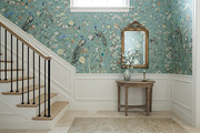 Sage Green Chinoiserie Wallpaper, a Wallpaper Graphic by by creative paper (Thumbnail 5 of 20)