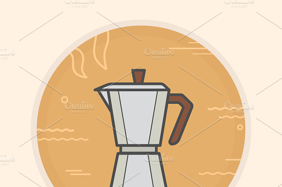 Coffee Maker Icon. Vector