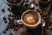 Coffee. 70 images, a Food & Drink Photo by Handmadefont (Thumbnail 7 of 14)