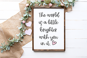Honeylace Script Font, a Script Font by Beck McCormick (Thumbnail 5 of 10)