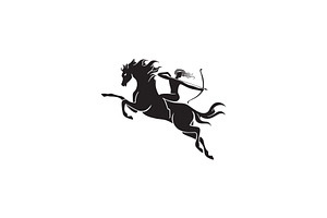 Horse Man Logo
