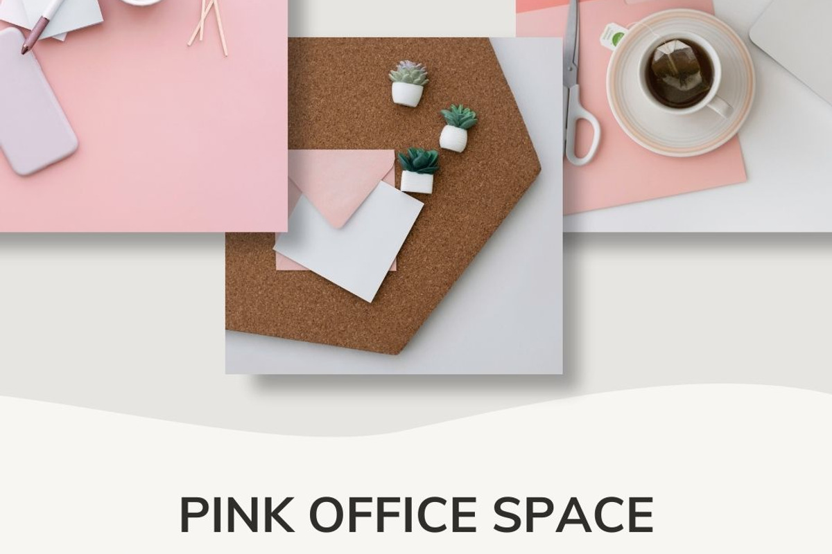 Pink Office Space(20+ Styled Images), a Business Photo by Ivory Mix (Photo 1 of 2)