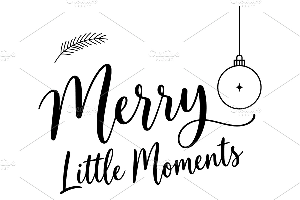 Merry Little Moments Christmas Art, an Object Illustration by Ghagra (Photo 2 of 7)