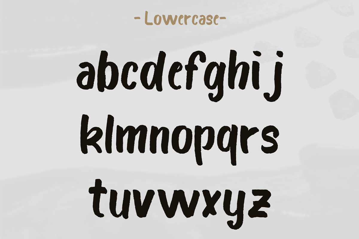 Bosk - Free Brush Font preview 4