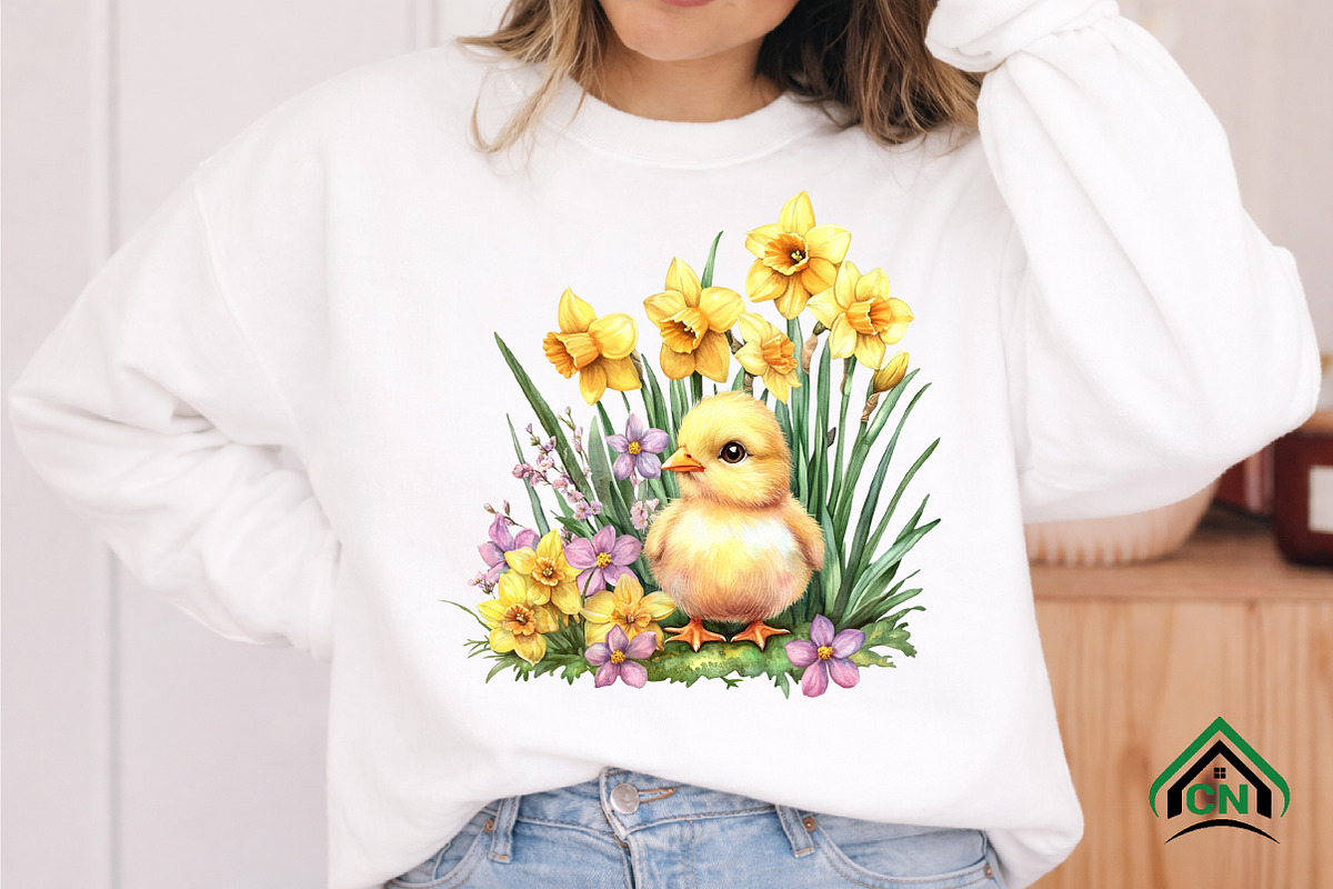 Watercolor Easter Spring Clipart, an Illustration by Craft Nest (Photo 8 of 12)
