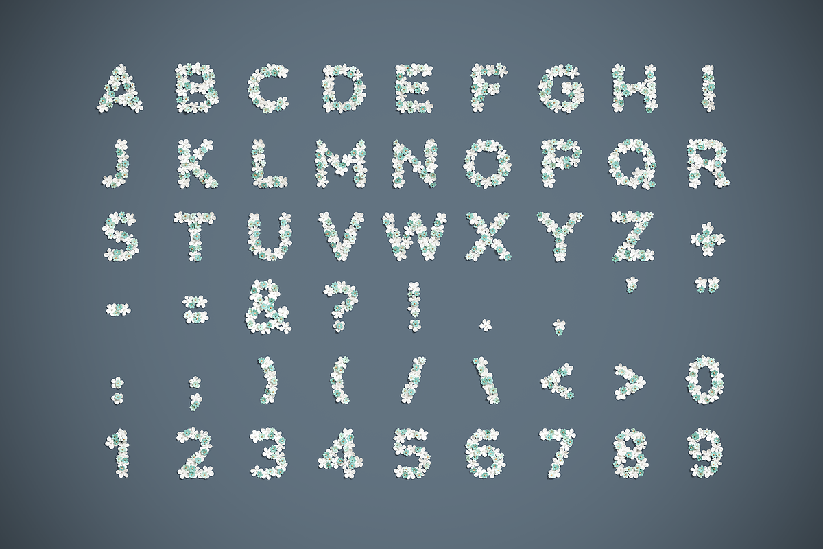 Aloa - Flower Font preview 2