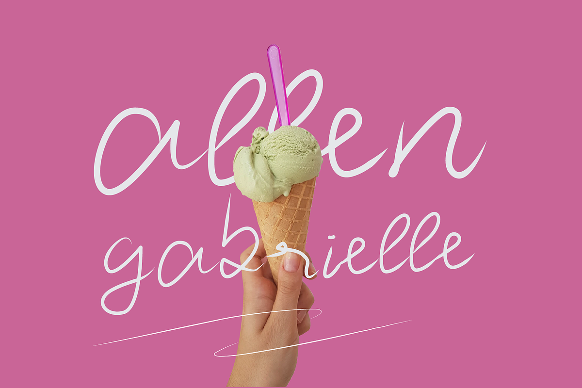 Gellato - Friendly Script Typeface, a Script Font by Jetsmax® Studio (Photo 3 of 10)