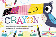 Wax Crayon Textures and Patterns, a Texture Graphic by Wingsart Studio (Thumbnail 1 of 8)