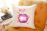 Pink Halloween Clipart, Cute Hallowe, an Illustration by Sublimation Artist (Thumbnail 6 of 6)