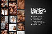 Skincare Instagram Canva Templates, a Social Media Template by DesignsbyMariaStudio (Thumbnail 4 of 10)