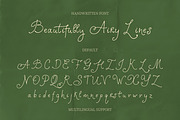 Beautifully Airy Lines Font, a Script Font by AnnArt (Thumbnail 10 of 13)
