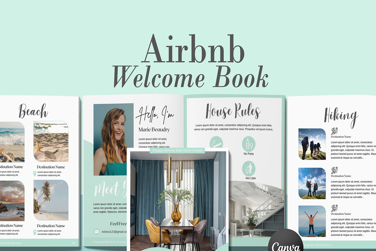 Ultimate airbnb host bundle, a Brochure Template by TimCanvaTemplate (Photo 11 of 11)