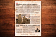 Newspaper Template for InDesign, a Magazine Template by Newspaper Templates (Thumbnail 7 of 12)