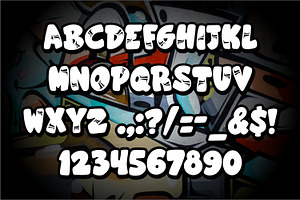 Superbomb Graffiti Display Font