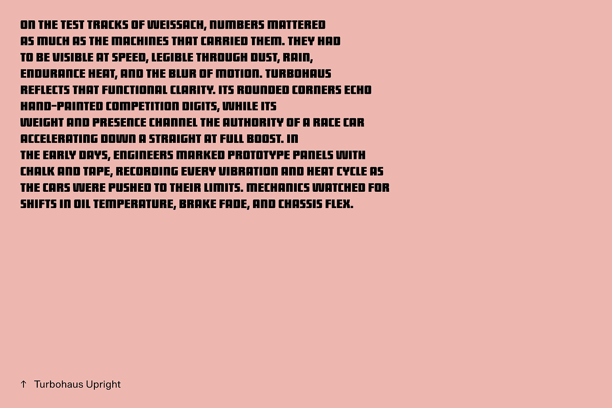 Turbohaus, a Sans Serif Font by Nameless Type Foundry (Photo 9 of 10)