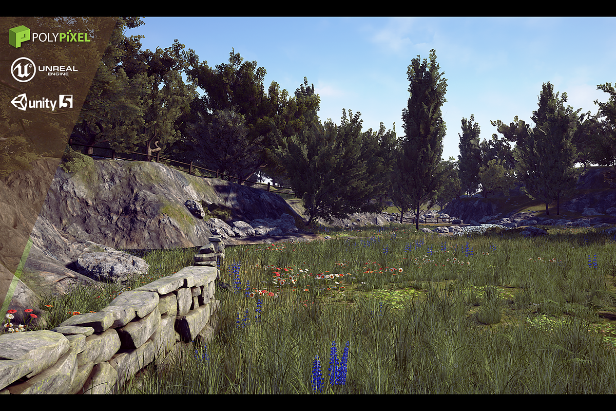 CountrySide Pack, an Environmental 3D Model by PolyPixel (Photo 8 of 9)