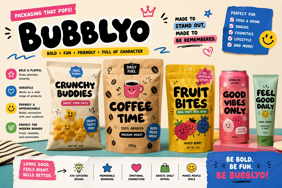 Bubblyo, a Handwritten Font by Art StoreID (Photo 9 of 9)