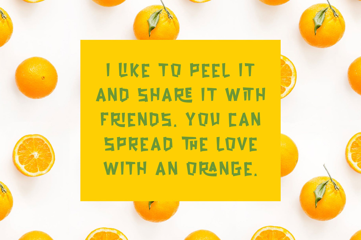 Natured - Modern and Fun Typeface preview 5