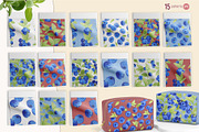 Wild Blueberries. Watercolor Clipart, a Food Illustration by Tata Pilip (Thumbnail 8 of 8)